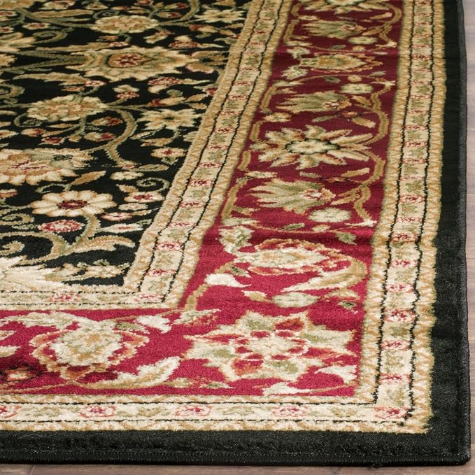 SAFAVIEH Lyndhurst Area Rug 6x8, Traditional Black & Red LNH212G - Image 4