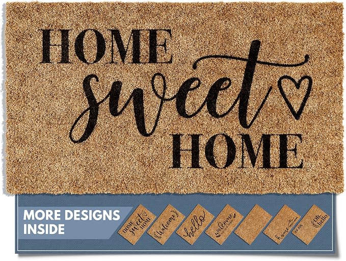 Barnyard Designs Front Door Welcome Mat | Printed Polyester Outdoor Rug by BarnyardDesigns
