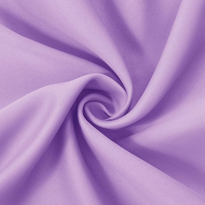 Lavender Thermal Blackout Curtains/52 x 72 Inch/Set of 2 Panels Room Darkening - Image 5