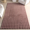 nuLOOM Jeni Burgundy Checkered Washable Runner Rug by nuLOOM