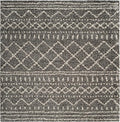 SAFAVIEH Arizona Shag Collection Area Rug - 6'7" Square, Brown & Ivory, Moroccan Design, Non-Shedding & Easy Care, 1.6-inch Thick Ideal for High Traffic Areas in Living Room, Bedroom (ASG741B)