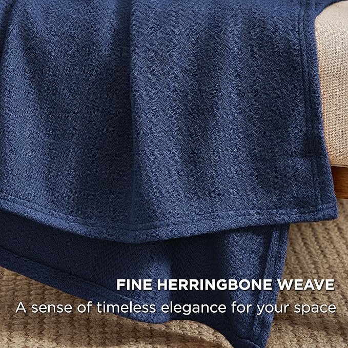 Bedsure GentleSoft 100% Cotton Blanket Twin XL Size - Image 3