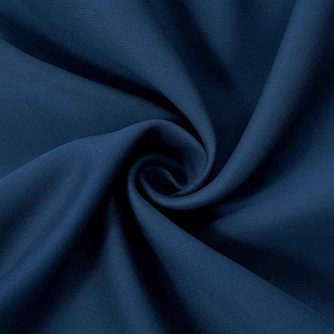 Blackout Curtains 42 x 84 inch/Navy Curtains Set of 2 Panels/Thermal Insulated - Image 7