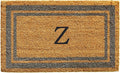Calloway Mills 153022436Z Periwinkle Border 24" x 36" Monogram Doormat by Callowaymills