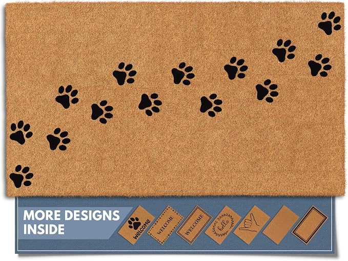 Barnyard Designs Natural Coco Coir Non-Slip Doormat | Heavy-Duty Welcome Mat by BarnyardDesigns