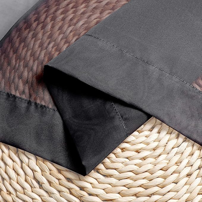 Chyhomenyc Black Sheer Valance for Windows, 2 Pack | Light Filtering Voile Soft - Image 6