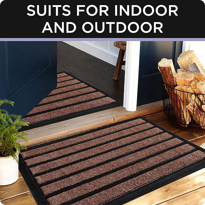Ubdyo Extra Durable Door Mat Outside Entrance | Dirt Trapping, Non-Slip Backing - Image 9