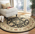 SAFAVIEH Lyndhurst Collection 8' Round Black/Ivory LNH212A Traditional Oriental by Unknown