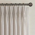 54 Inch Short Greyish Brown Curtains by PleatedDrapes